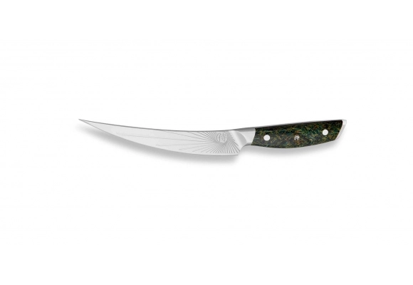 Nóż Dellinger SANDVIK NORTHERN SUN Boning 165mm GREEN