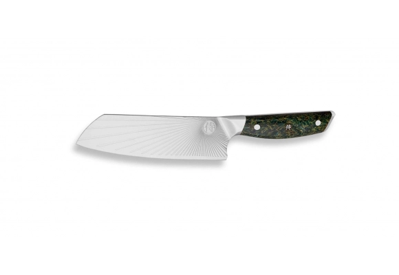 Nóż Dellinger SANDVIK NORTHERN SUN Santoku 185mm GREEN