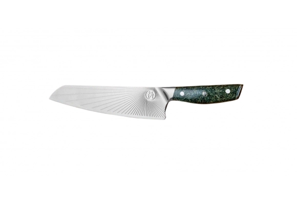 Nóż Dellinger SANDVIK NORTHERN SUN Gyuto 205mm GREEN