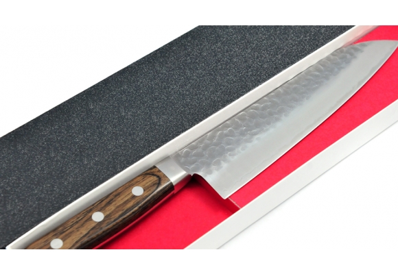 Hokiyama Sakon Murakumo Tsuchime nóż Santoku 180