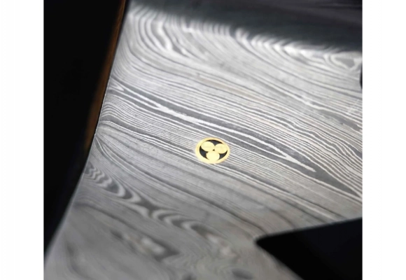 Siekiera Dellinger Damascus Valhalla Black 105 mm