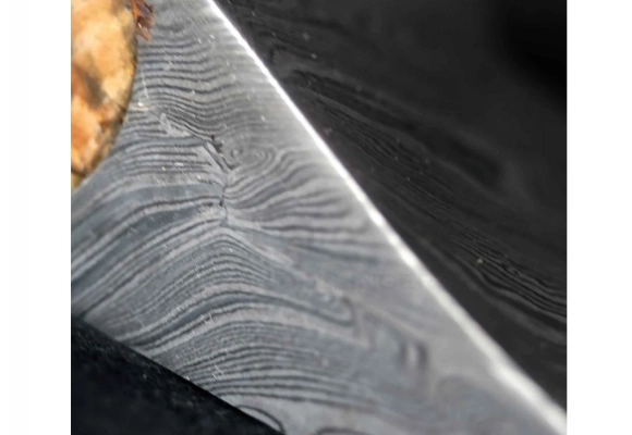 Siekiera Dellinger Damascus Valhalla Black 105 mm