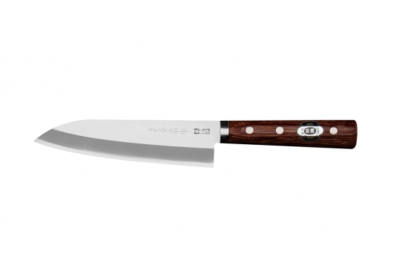 Kanetsune 2000 Shiro-2/SS nóż Santoku 16.5 cm