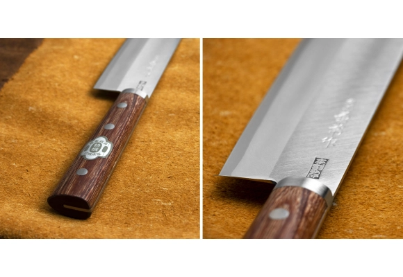 Kanetsune 2000 Shiro-2/SS nóż Nakiri 16.5 cm