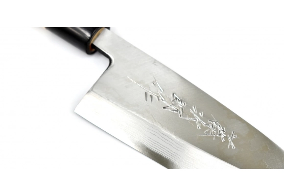 Tojiro Aogami Damast nóż Deba 150
