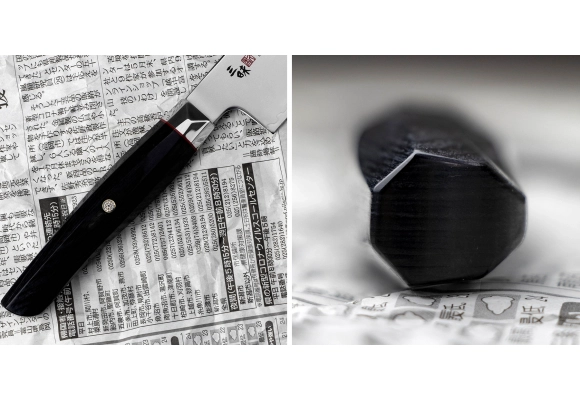 Nóż Mcusta Zanmai Revolution SPG2 Santoku 18 cm