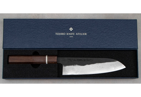 Japoński nóż Tojiro Atelier WM Forged VG-10 Santoku 16.5 cm