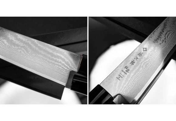 Nóż Tojiro Ouran VG-10 Damascus Gyuto 210 mm