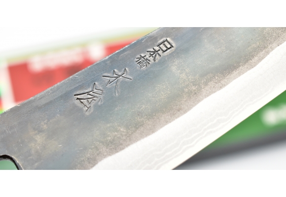 Nóż Kiya Paring 140 mm - Damascus Suminagashi