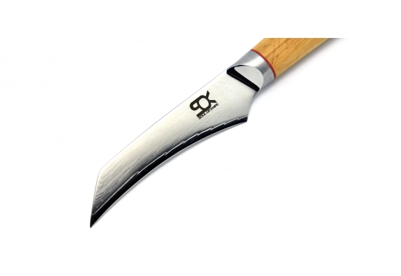 Dellinger Olive Wood Damascus nóż do obierania 85