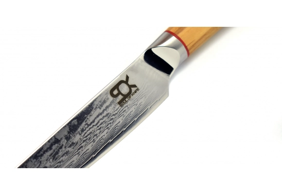 Dellinger Olive Wood Damascus nóż uniwersalny 115