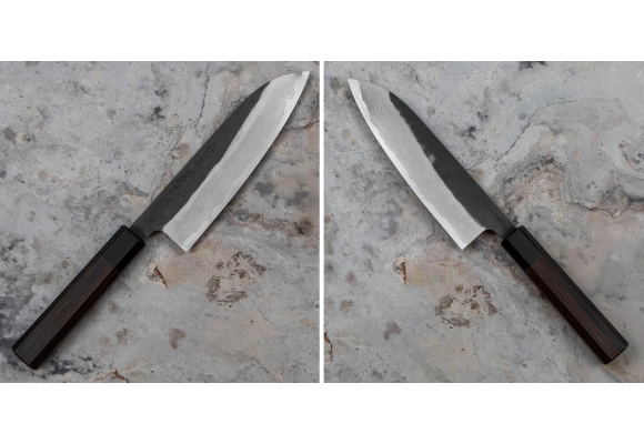 Japoński nóż Tojiro Atelier EB Forged VG-10 Santoku 17 cm