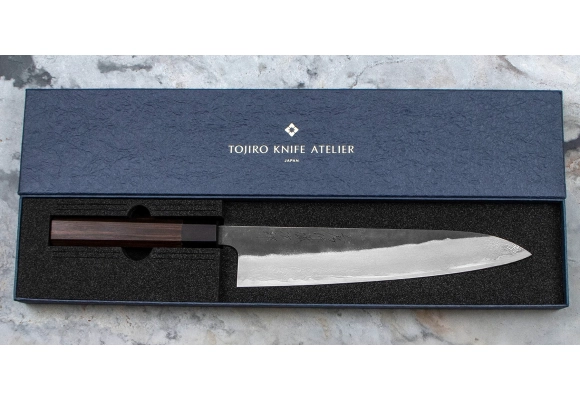 Japoński nóż Tojiro Atelier EB Forged VG-10 Gyuto 24 cm