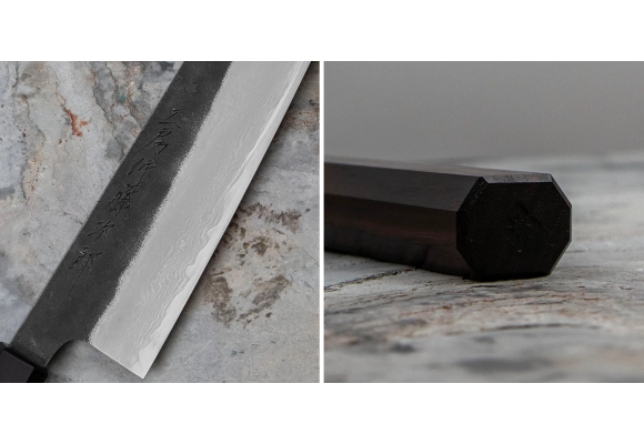 Japoński nóż Tojiro Atelier EB Forged VG-10 Gyuto 24 cm