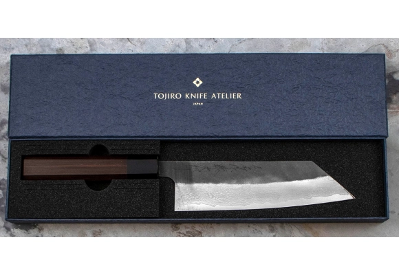Japoński nóż Tojiro Atelier EB Forged VG-10 Bunka 17 cm