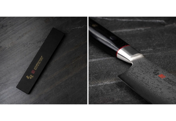 Nóż Mcusta Zanmai VG-10 Pro Zebra Santoku 18 cm
