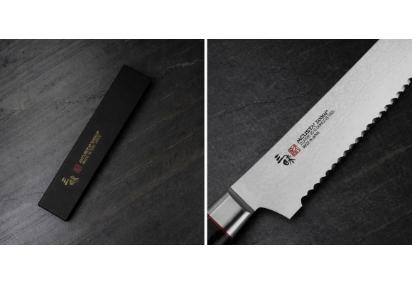 Nóż Mcusta Zanmai VG-10 Pro Zebra do pieczywa 23 cm