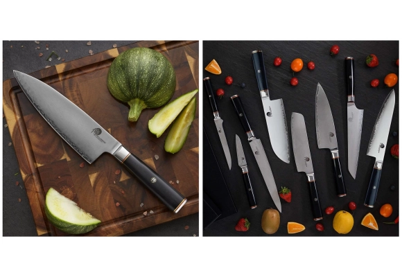 Dellinger Okami AUS-10 nóż małe Gyuto 165