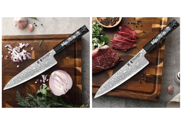 Dellinger Carbon Fiber Octagon Gyuto 215 mm