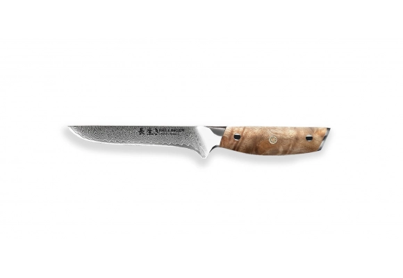 Dellinger Longevity Damascus Edition nóż do trybowania 152 mm