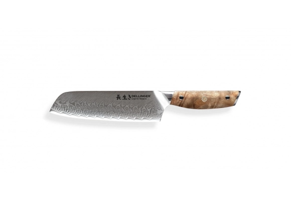 Dellinger Longevity Damascus Edition Santoku 180 mm