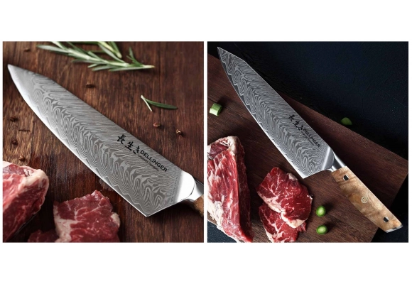 Dellinger Longevity Damascus Edition Kiritsuke 215 mm