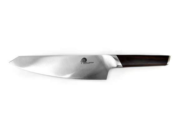 Dellinger Cube Ebony Wood nóż Kiritsuke 205