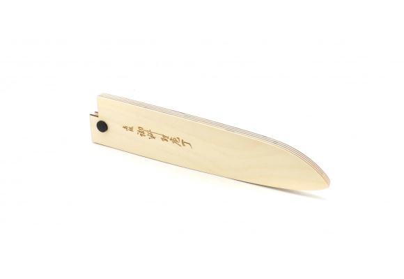 Drewniana pochwa "Saya" na nóż Gyuto 210 Tojiro Yasuki Shirogami