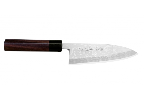 Nóż Hideo Kitaoka Shirogami Satin Deba 165