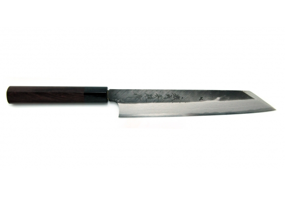 Nóż Hideo Kitaoka Shirogami Damast Kiritsuke 210