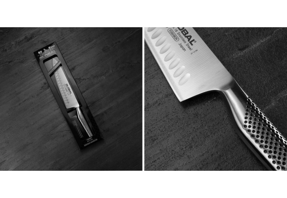 Nóż Global GF szefa kuchni żłobiony 20.5 cm