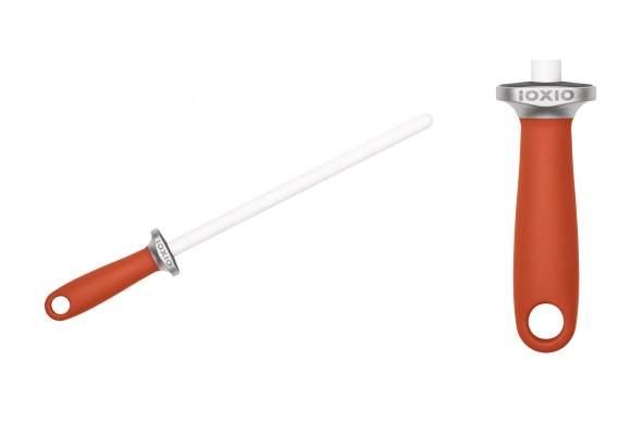 Ostrzałka prętowa  okrągła - musak ceramiczny IOXIO  F1000/J3000 white/orange