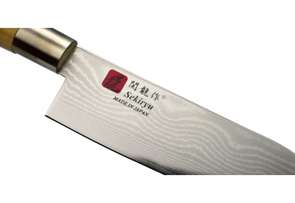 Sekiryu Damast nóż Santoku 185