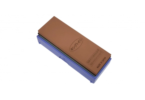 Kamień King 185x63x25 mm #220/#800 z podstawą