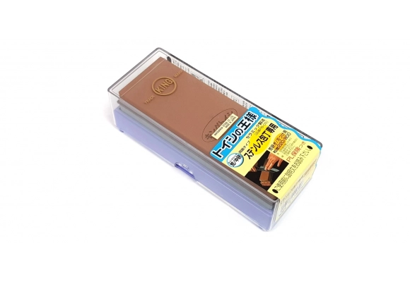 Kamień King 185x63x25 mm #220/#800 z podstawą