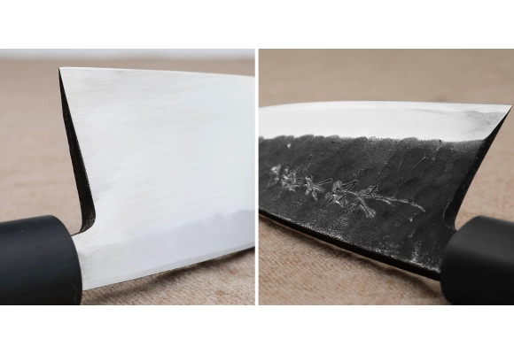 Tojiro Black Hammered Shirogami#2 Deba 15 cm