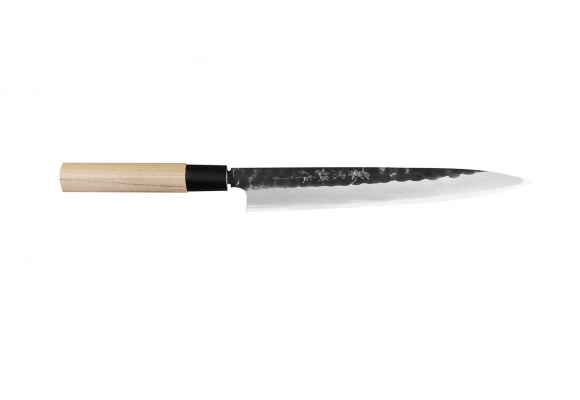 Tojiro Black Hammered Shirogami#2 Yanagiba 21 cm