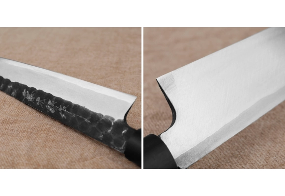 Tojiro Black Hammered Shirogami#2 Yanagiba 21 cm