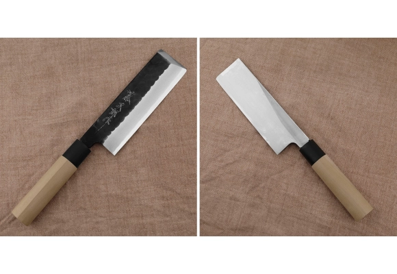 Tojiro Black Hammered Shirogami#2 Usuba 16.5 cm