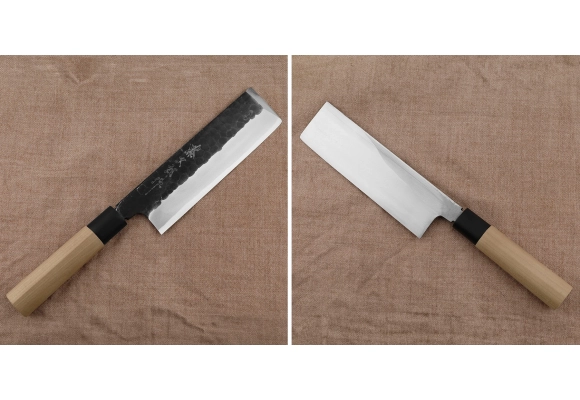 Tojiro Black Hammered Shirogami#2 Usuba 18 cm