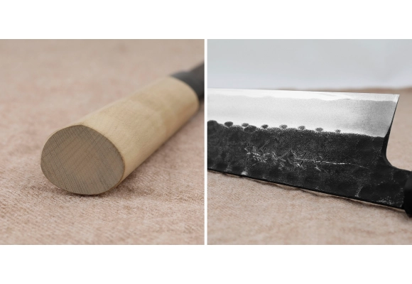 Tojiro Black Hammered Shirogami#2 Usuba 19.5 cm
