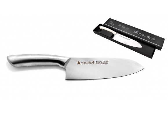 Satake Zen Shitsu nóż Santoku 170 mm