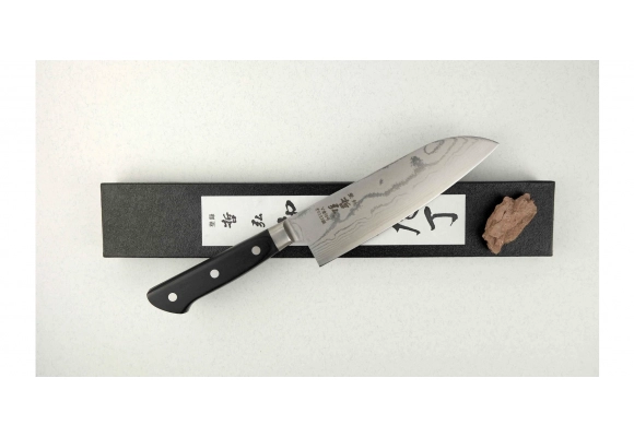 Nóż kuchenny Tetsuhiro KD Santoku 170 mm