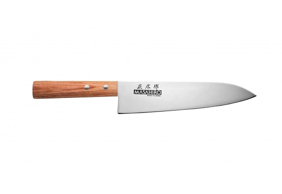 Nóż Masahiro Sankei Gyuto 180 mm brązowy