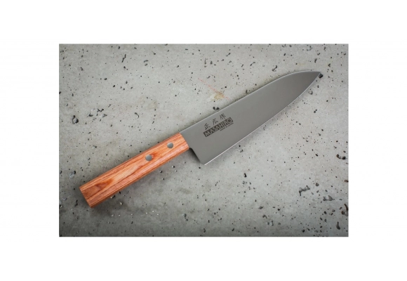 Nóż Masahiro Sankei Gyuto 180 mm brązowy