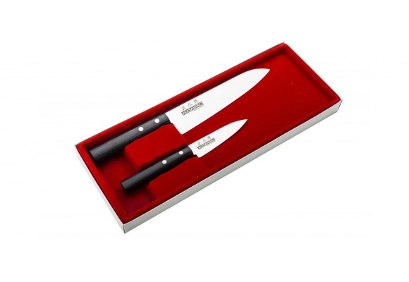 Zestaw noży Masahiro Sankei Gyuto 180 mm + obierak 90 mm