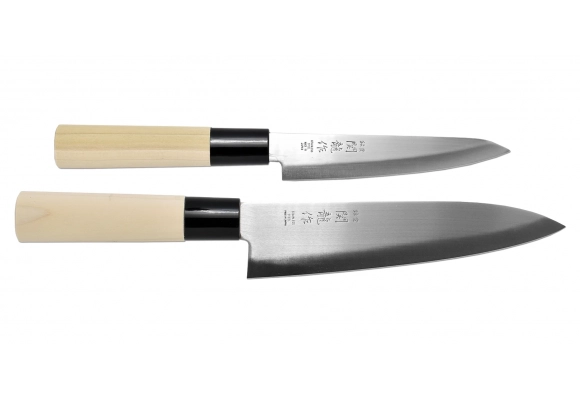 Komplet japońskich noży Sekiryu - Gyuto, Petty knife
