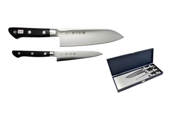Zestaw noży Tojiro Classic VG-10 - Santoku, Petty knife