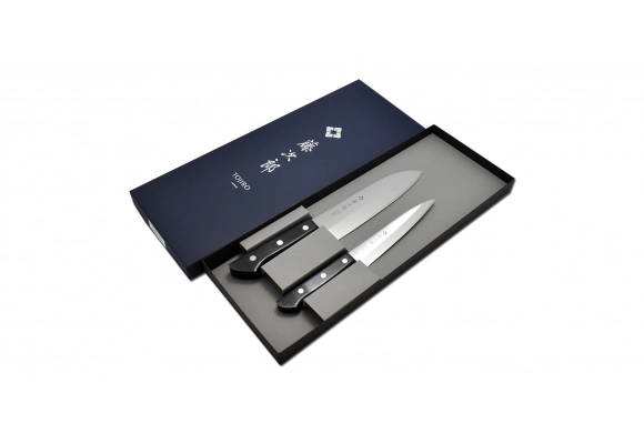 Zestaw noży Tojiro Basic VG-10 - Santoku, Petty knife