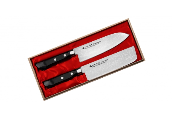 Zestaw noży Satake Unique Sai VG-10 Nakiri + Santoku